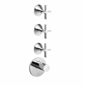 Встраиваемый смеситель-термостат Dornbracht Vaia с 3 вентилями